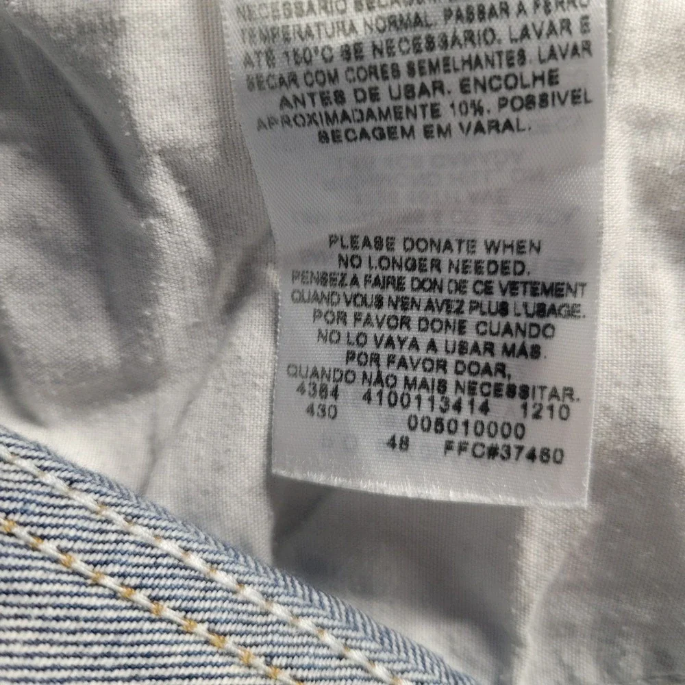 Levis 501 Original Straight‎ Fit Jeans Mens 42x32 Blue Denim Button Fly  Y2K